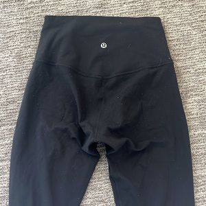 black 28’ lululemon align leggings